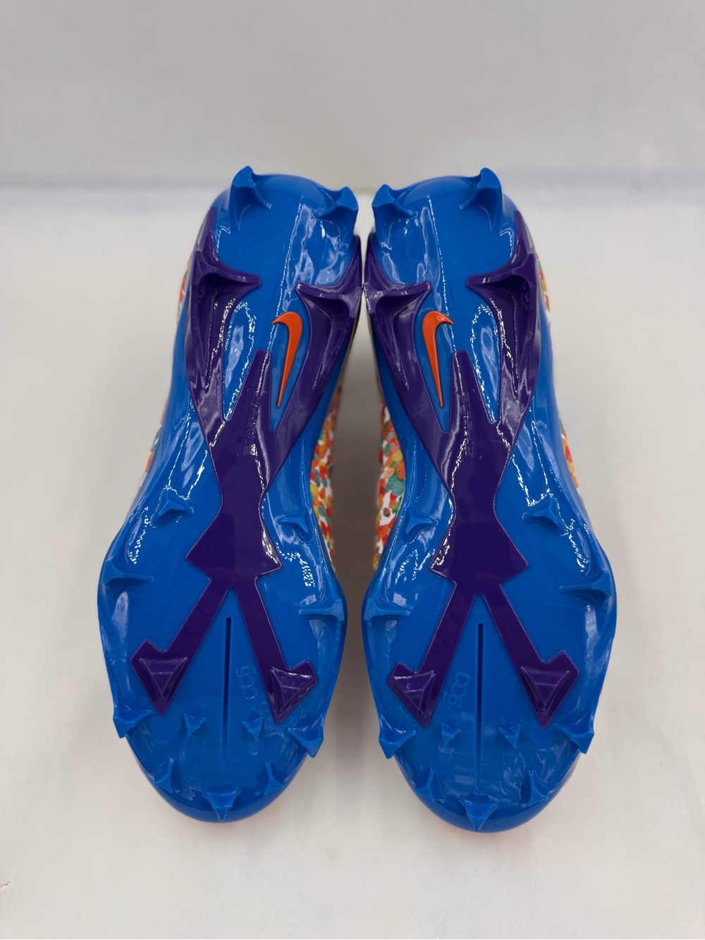 Nike LeBron IV 4 Menace 3 Fruity Pebbles  Football Cleats Men’s 10.5, NEW NWOT - Picture 6 of 16